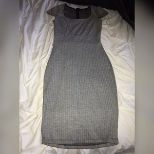 Houndstooth Bodycon Dress